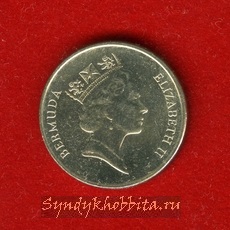 5 центов 1997 года Бермудские Острова